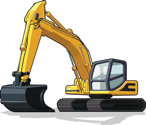 mini digger vector|excavator vector free.